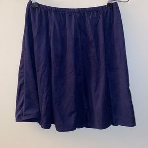 Dark Blue Circle Skirt